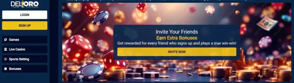 Deloro Casino Willkommensbonus 150% bis 10000 Euro